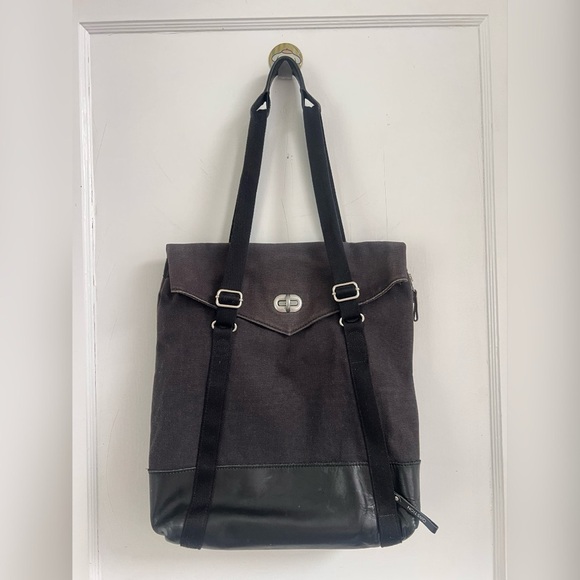 QWSTION Tote - Organic Jet Black Bag $274 - Picture 2 of 9